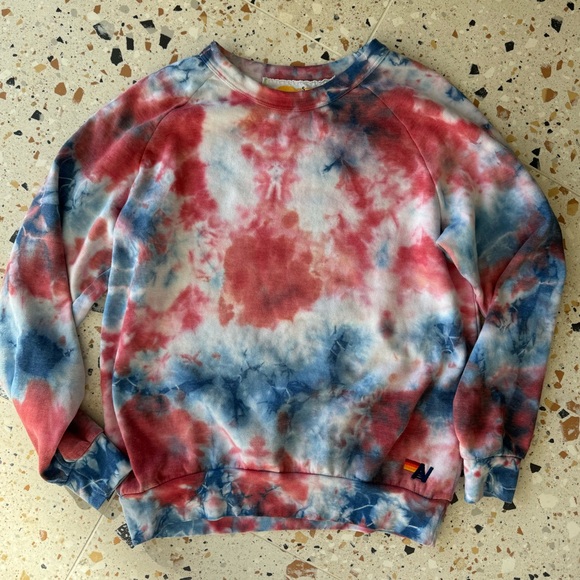 Aviator Nation Tops - Tie dye Aviator Nation Sweatshirt size S